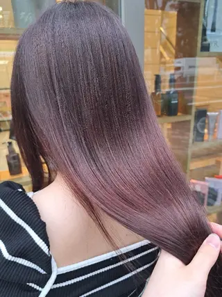 ロング カラー MIYU/透明感 渋谷/ベージュカラーのヘアスタイル