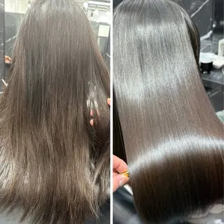 ロング 大西 魁知のヘアスタイル