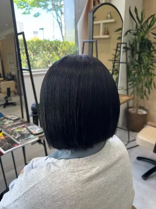 ショート カラー ブリーチなしwカラー /艶カラー/oukaのヘアスタイル
