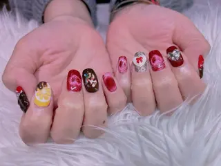 ネイル 長さだし専門店 M2　rikaのネイルデザイン