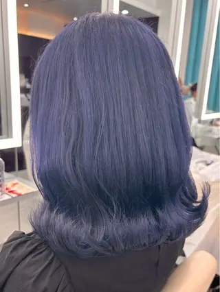 ミディアム カラー TACE TAKUMIのヘアスタイル