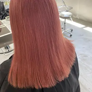 ミディアム カラー パーマ ヘアアレンジ ハイトーン/透け感 カラー🎀真香のヘアスタイル