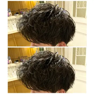 ショート パーマ メンズ 🧞♂️早志 陸哉🧞♂️のヘアスタイル