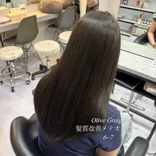 セミロング カラー 🌙髪質改善カラー Momoka🦋のヘアスタイル