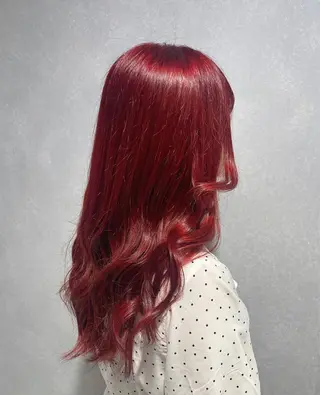 ロング カラー 唐澤 千尋のヘアスタイル