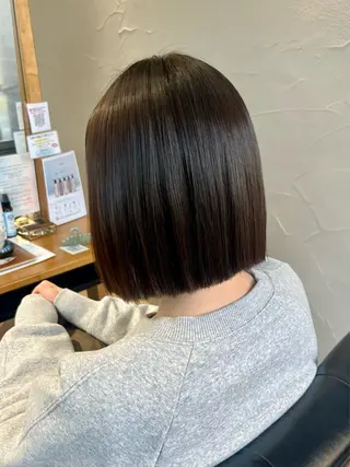 ミディアム 遠藤 朱郁のヘアスタイル