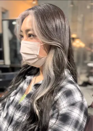 ロング カラー ヘアアレンジ 🌈インナーカラー ‘ショウマ’🌈のヘアスタイル