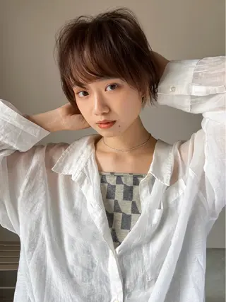 カラー 國米 遥生のヘアスタイル
