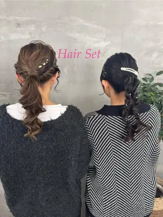 ヘアアレンジ ✨透明感艶カラー ✨💍Yuri💍のヘアスタイル