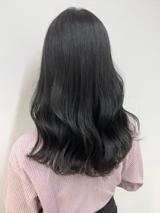セミロング カラー 角田 全史のヘアスタイル