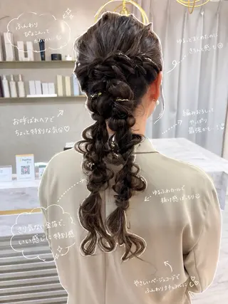 ヘアアレンジ 🍒透明感カラー/ セット/SAKURAのヘアスタイル