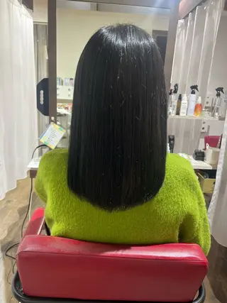 ミディアム カラー 兼松 美香のヘアスタイル