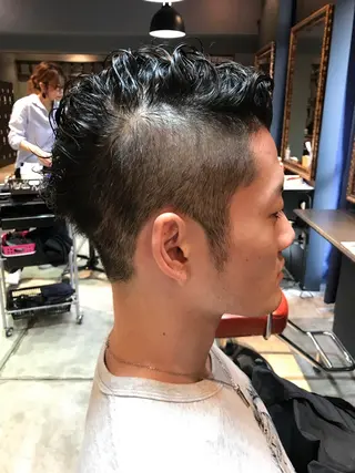 ショート パーマ 縮毛矯正×髪質改善 店長　DAITOのヘアスタイル