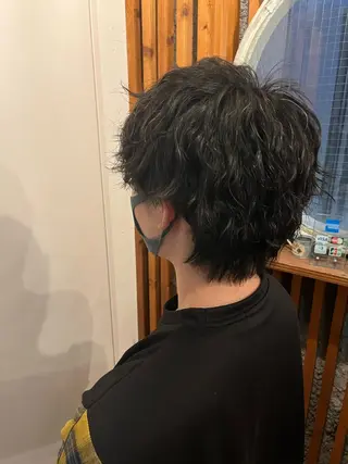 ショート パーマ メンズ SABO /透明感カラー/美髪のヘアスタイル