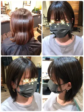 ミディアム カラー Ray hair 春日部のヘアスタイル