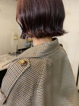 ショート なぎ🌿.∘[ボブ, ニュアンスカラー]のヘアスタイル