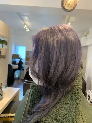 セミロング カラー ヘアアレンジ Sia中野新橋 『JUNYA』のヘアスタイル