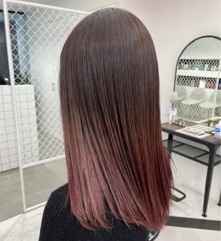 ミディアム カラー mona/ ストレートスタイル✨のヘアスタイル