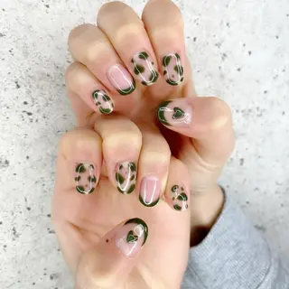 ミディアム カラー パーマ ヘアアレンジ メンズ キッズ ネイル マツエク・マツパ Salon Ｋのネイルデザイン