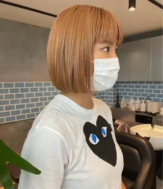 ショート カラー 似合わせカット✂︎ りょお🫧のヘアスタイル