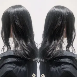 ミディアム ウルフカット ハッシュカット/七海のヘアスタイル