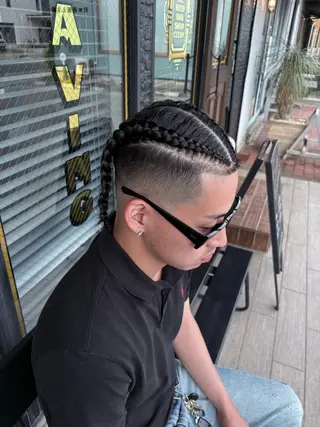 ヘアアレンジ こころ/ 秋田市barberのヘアスタイル