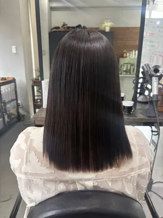 ミディアム TELAHAIR 石岡♡Rinaのヘアスタイル