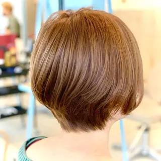 ショート カラー 北川 拓也のヘアスタイル