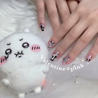 ネイル ️🫧もこ 艶感ネイル🫧のネイルデザイン