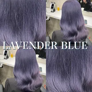セミロング 寒色/ベージュヘア ブリーチありMiOのヘアスタイル
