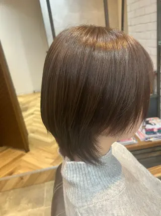 カラー 冬爪 ゆかのヘアスタイル