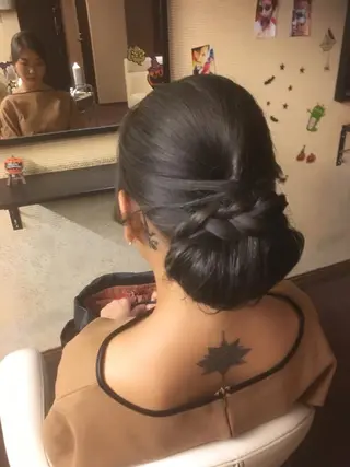 セミロング ヘアアレンジ RICK Trick所属・セット&メイク RICK trickのヘアスタイル