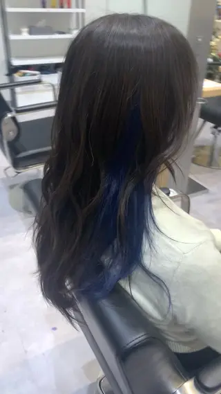 セミロング カラー 癖毛改善縮毛矯正 /中山なかやまのヘアスタイル