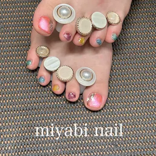 ネイル miyabi nail 桂川駅近くのネイルデザイン