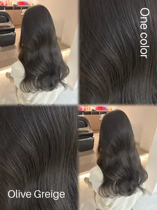 セミロング カラー 🎀透明感× 赤み消し🎀正源のヘアスタイル