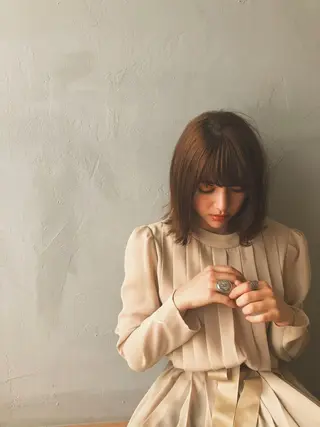 ミディアム カラー 🟩白髪ぼかし/ボブ /ショートヘア/大司のヘアスタイル