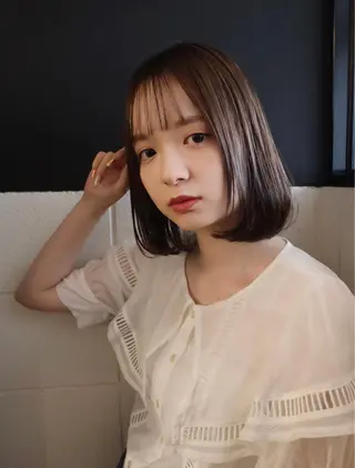 ミディアム Ebihara Satomiのヘアスタイル