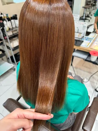 セミロング カラー 八木菜美 似合わせ/ニュアンスのヘアスタイル