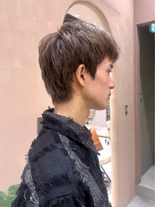 カラー メンズ 越後 遥/ 透明感カラー🪞🤍のヘアスタイル