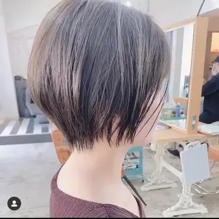 ショート ショートヘア、ボブ こやさん　コヤマのヘアスタイル