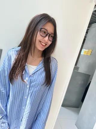 ロング カラー 表参道美容師 ぶんじのヘアスタイル