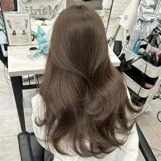 ロング カラー 透明感カラー 古山 結季🌙🖤のヘアスタイル