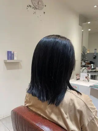 ミディアム 平 真亜里のヘアスタイル