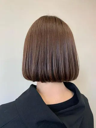 ミディアム カラー おせ ちさとのヘアスタイル