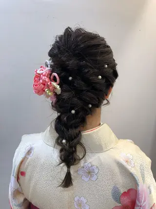 ロング ヘアアレンジ レイヤーカット✂️ 横浜No1♡下鳥翔子のヘアスタイル