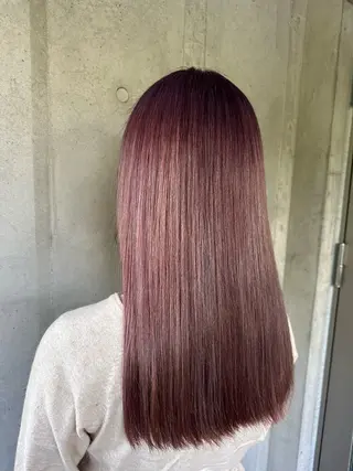 ロング カラー 福守 博史のヘアスタイル