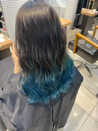 ロング カラー ヘアアレンジ メンズ キッズ ネイル マツエク・マツパ 透明感カラー🤎 ゆりのヘアスタイル