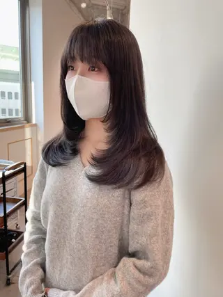 セミロング ﾅﾂﾐ/韓国ヘア/ レイヤーカット🎀のその他イメージ