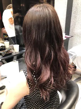 ロング カラー 女性リピ90%🍨 🩷佐藤みずきのヘアスタイル