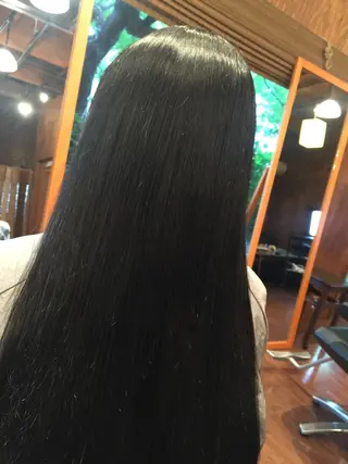 ロング ＠kutsu tetsuoのヘアスタイル